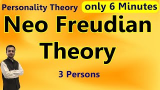 Neo Freudian Theory of personality  Personality Theory  Neo Freudians Theories in Hindi English [upl. by Yesac]