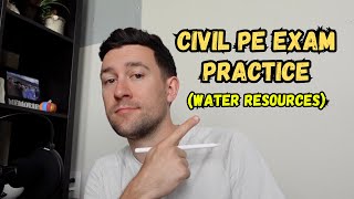 Civil PE Exam Practice Problems [upl. by Lardner]