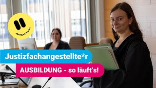 Justizfachangestellter JustizNRW  Ausbildung in 360° DEIN ERSTER TAG [upl. by Aiekram991]