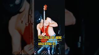 You could be mine Argentina 1993 gunsnroses axlrose slash live [upl. by Rasia]