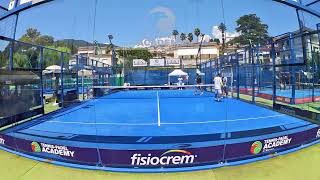 Padel Open Sanremo 10k  Vasquez Montiel vs Terzo Rizza Ottavi parte2 [upl. by Obel]