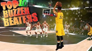 Top 10 Amazing Buzzer Beaters amp Comebacks  NBA 2K18 Highlights [upl. by Burkle]