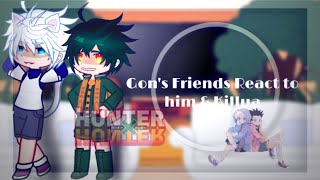 Gon’s Friends React to him and Killua  KilluaGon 💙💚  Pt  1 🌈 [upl. by Repsihw]