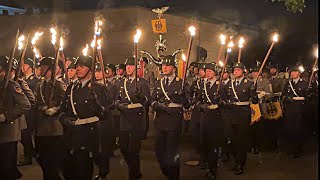 Yorckscher Marsch Einmarsch des Wachbataillons beim Großen Zapfenstreich 28082023  Bundeswehr [upl. by Dambro]