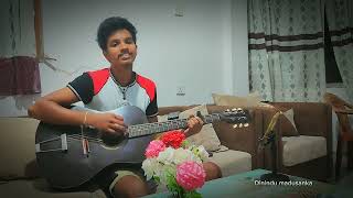 වසන්තයේ සිත සැලුනා  wasanthaye sitha saluna  guitar cover  Dinindu Madusanka  romesh sugathapala [upl. by Cherie]