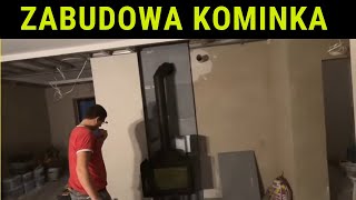 🔴EP51 Jak zrobić zabudowę kominka  Zabudowa kominka narożnego  Imitacja betonu  Płyty Varmsen [upl. by Mcnutt]