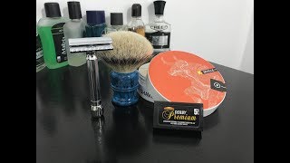 Barrister and Mann quotSevillequot MampF 28mm 3 band Blonde Badger Mergress [upl. by Mercola]