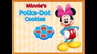 Minnies Polka Dot Cookies  Mickey Mouse Cooking Games [upl. by Nasar405]