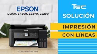 Solucion ⚠️IMPRESIÓN CON LINEAS⚠️ Impresora EPSON  Paso a Paso [upl. by Lletniuq]