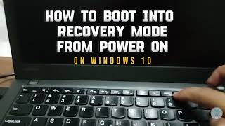 How to Boot into Recovery mode on Windows 10Windows11  Hobi IT  Method3 [upl. by Anelat]