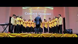 CANTATE DOMINO feat Holy Angel University Chorale [upl. by Eirruc]