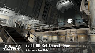 Fallout 4  Vault 88 Settlement Build Tour [upl. by Deering934]