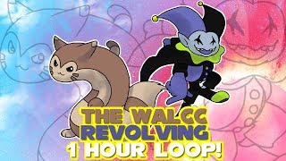 The Walcc Revolving 1 HOUR LOOP Furret Walk Vs Jevil WITH LYRICS The Musical [upl. by Eibbob]