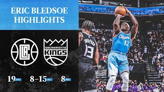 Eric Bledsoe 19 PTS 815 FG 8 REB led the way for a win vs the Sacramento Kings  LA Clippers [upl. by Sasha]