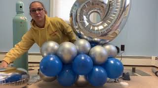 DIY balloon bouquet  how to do balloon arrangement [upl. by Harrus]