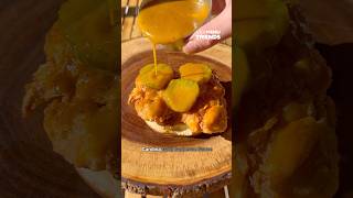 Carolina Gold BQQ Chicken Sandwich foodies foodrecipe chickensandwich bbq friedchicken recipe [upl. by Icyac]