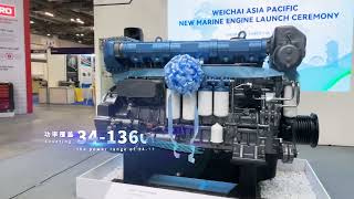 Weichai Showcases Advanced Offshore Marine Power Solutions at APM 2024 [upl. by Nnaarat]