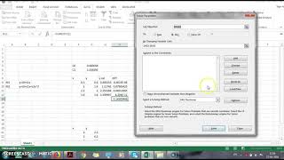 Model parameters fitting using Excel [upl. by Agatha]