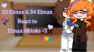 S3 Elmax amp S4 Elmax react to Elmax tiktoks  Elmax ofc  Stranger Things [upl. by Joanne]