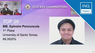 2023 Bar topnotcher ‘This is the culmination of a long journey’  INQToday [upl. by Ahcire]