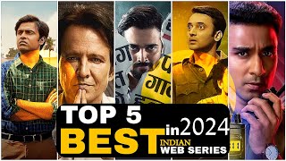 Top 5 Best Indian Web Series In 2024  Entertainfo [upl. by Attoynek]