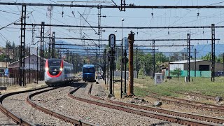 Cruzamiento de trenes en San Fernando [upl. by Venetis]