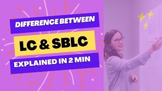 Difference between LC and SBLC  Simplified in 2 Minutes  Banking Knowledge  Bankers Channel [upl. by Pulchia]