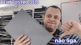 DELL VOSTRO 15 3510 LED PISCANDO DANDO CODIGO DE ERRO 1 LARANJA E 5 BRANCO ERRO DE SIO [upl. by Micah244]