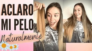 Aclarar el Pelo NATURALMENTE 🌿Descubre como ACLARAR EL CABELLO de forma natural [upl. by Milks507]