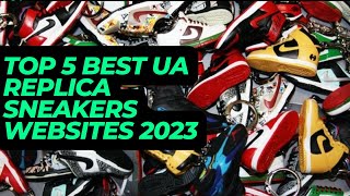 TOP 5 BEST UA REPLICA SNEAKERS WEBSITES 2023 [upl. by Rickie577]