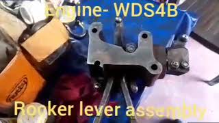 How to work Rocker Lever assembly of WDS4B Engine [upl. by Ednutabab]