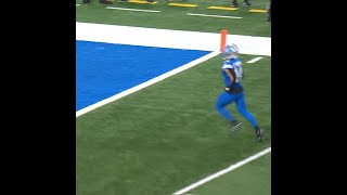 AmonRa St Brown catches for a 27yard Touchdown vs Jacksonville Jaguars [upl. by Alesram857]