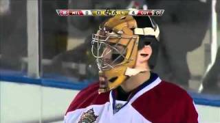 Iginla threads needle on Alex Tanguay goal 22011 [upl. by Yrehc911]