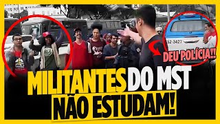 MILITANTES DO MST NÃO ESTUDAM✅ [upl. by Grew470]