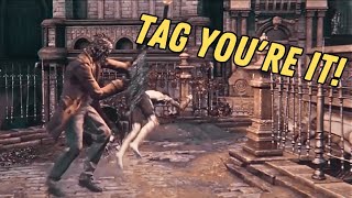 Playing Bloodborne Tag bloodborne ps4 [upl. by Schertz543]