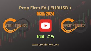 Prop Firm EA EURUSD May2024 [upl. by Meras850]