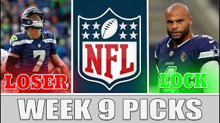 Predicting EVERY Week 9 NFL Game [upl. by Raamaj]