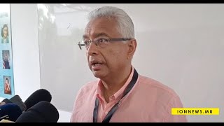 Ce matin Pravin Kumar Jugnauth était présent au centre de dépouillement de la circonscription N°8 [upl. by Elockcin]