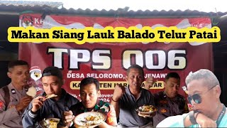 Makan Siang Lauk Balado Telur Pete DI TPS 006 [upl. by Eidoj]