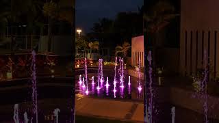 Night View Interactive Water Fountain A Refreshing Retreat at MVN AERO ONE Devanahalli [upl. by Aicatsal54]