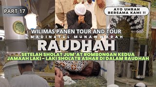 Alhamdulillah bisa Sholat Ashar di Raudhah [upl. by Ainesey]