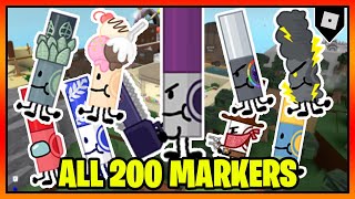 How to get ALL 200 MARKERS in FIND THE MARKERS  Roblox [upl. by Magner403]