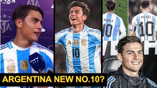 Paolo Dybala Shared His Excitement After Wearing MESSI No10 Jersey Leo Absence  Messi News [upl. by Lora]