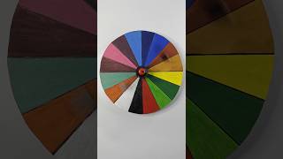 Letting the colour wheel 🎡 choose my colours art drawing shorts shortvideo [upl. by Cutcliffe]