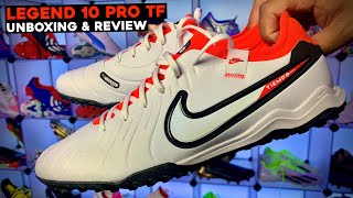 NIKE TIEMPO LEGEND 10 PRO TF  UNBOXING amp REVIEW [upl. by Ialohcin913]