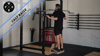 Calf Raise Slant Board Safety Bar [upl. by Chelsea]