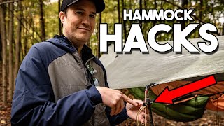 Our GoTo Backpacking HAMMOCK HACKS [upl. by Ertnod]