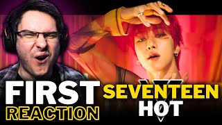 NON KPOP FAN REACTS TO SEVENTEEN 세븐틴 for the FIRST TIME  HOT MV REACTION [upl. by Ahsaenat733]