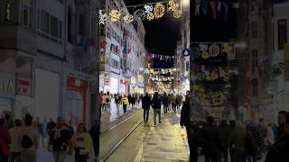 Turkey vlog turkey bestmoments istanbul walkingtour istiklalmarşı turkeyfood [upl. by Koehler745]