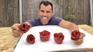 ROSAS DE BARRO  MAKING CLAY ROSES [upl. by Vedi497]